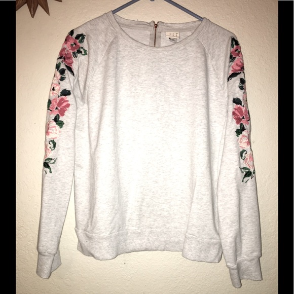 Anew Day Flower Sweatshirt - Picture 2 of 4